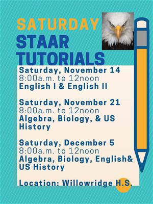 Saturday STAAR Tutorials 